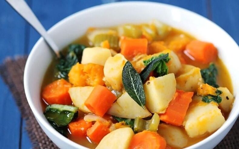stewed vegetables with pancreatitis